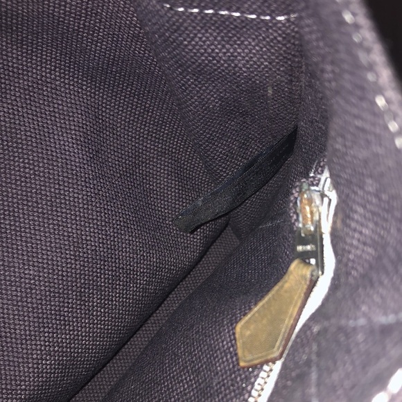 Hermes Small Canvas Gray Tote Bag - Picture 15 of 15